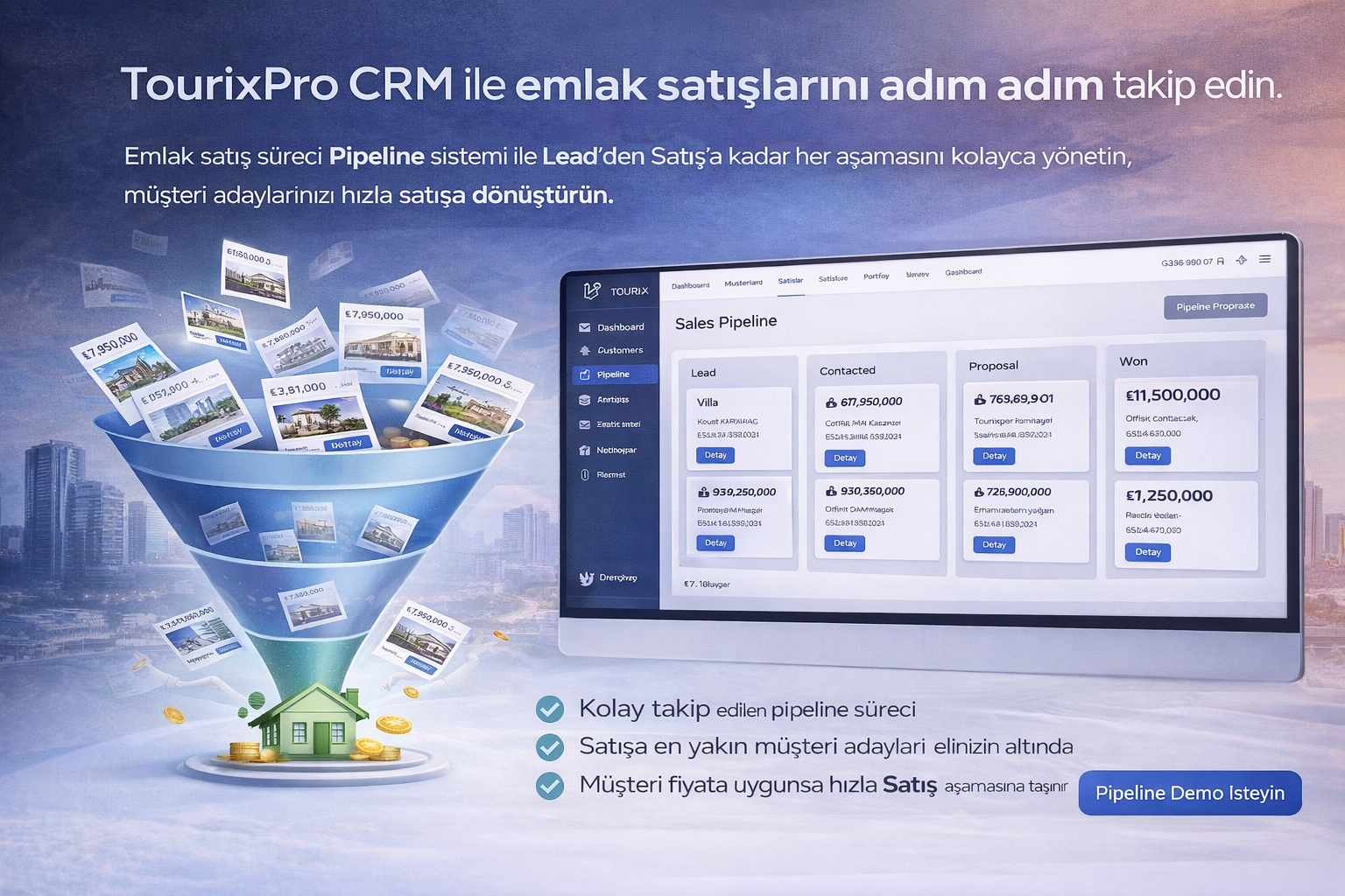 TourixPro CRM pipeline